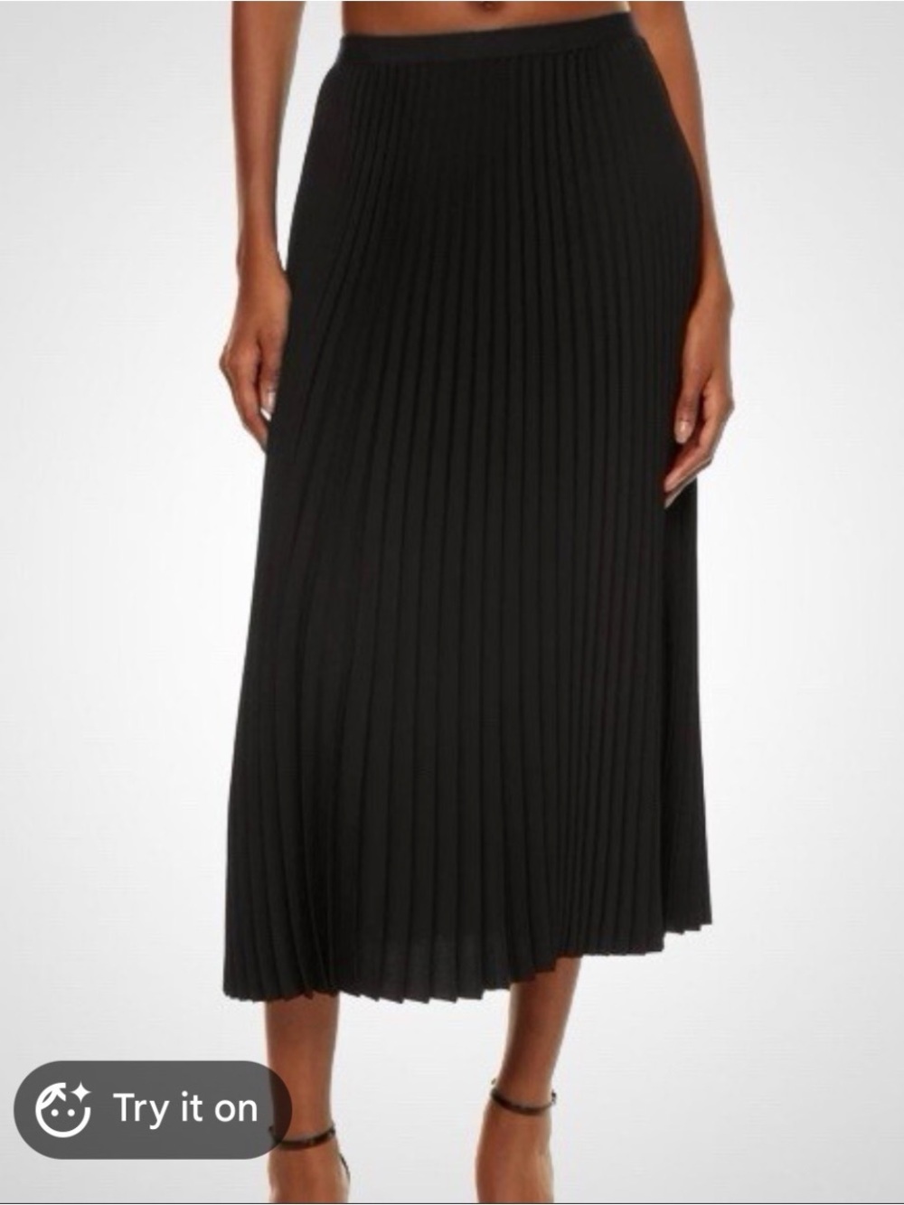 Babaton Pleated Midi Skirt